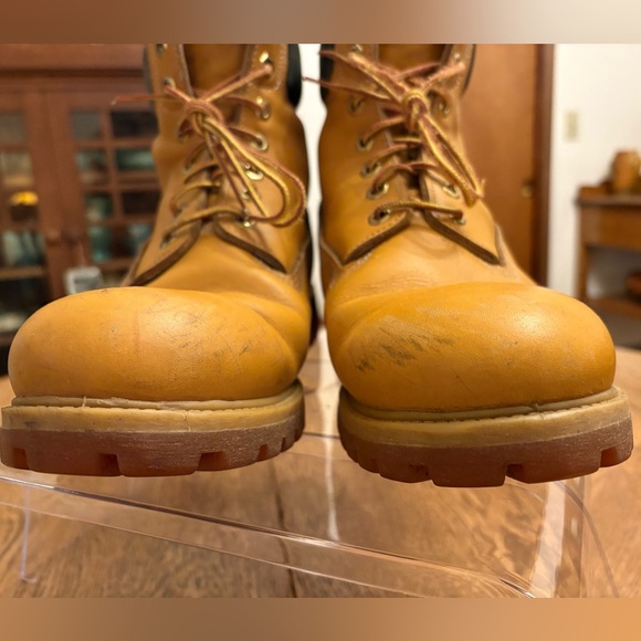 Timberland Premium Wheat Nubuck Men’s Leather Boots Size 10.5 M - Picture 4 of 16